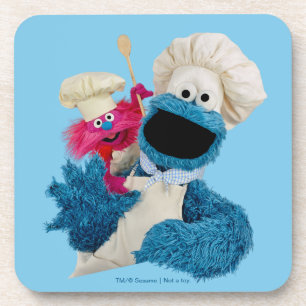 Cookie Monsters Foodie Truck Freunde Getränkeuntersetzer