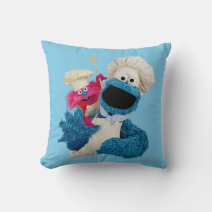 Cookie Monsters Foodie-Truck-Freunde Kissen