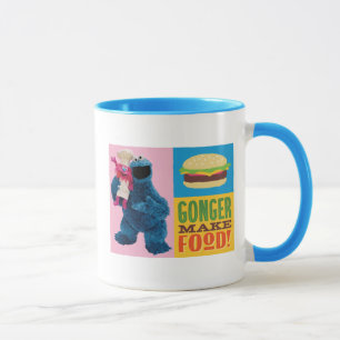 Cookie Monsters Foodie Truck Gonger macht Essen Tasse