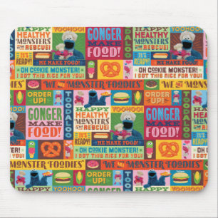 Cookie Monster's Foodie Truck Muster Mousepad