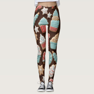Cookie-Motive Leggings