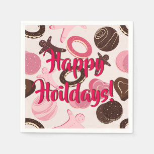 Cookie Party Spaß glückliche Ferien! Serviette