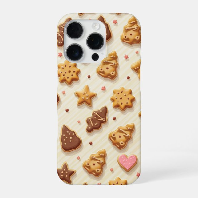 Cookie-Print Telefon Case, Apple iPhone 16 Pro Hülle (Rückseite)