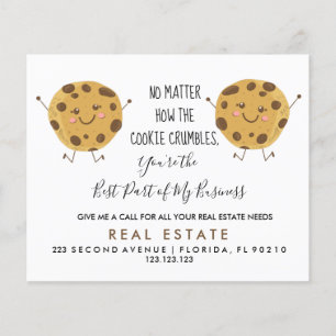 COOKIE-Referenzen für echtes Anwesen Ankündigung Flyer