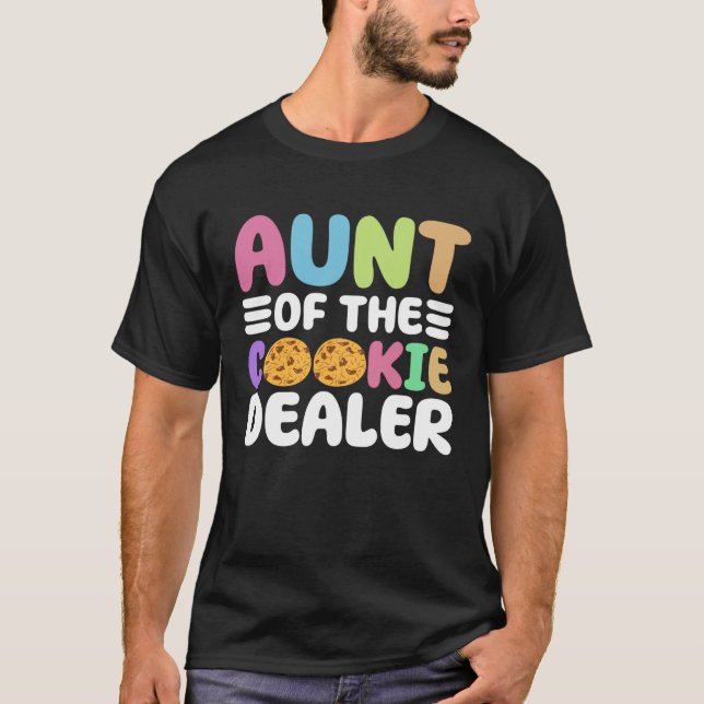 Cookie Scout Aunt And Cookie Dealer Aunt T-Shirt (Vorderseite)