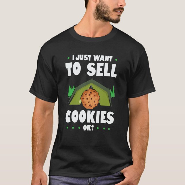 Cookie Scout For Cookie Dealer Cookie Seller Cooki T-Shirt (Vorderseite)