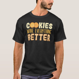 Cookie Sheet Dessert Konditorei Koch Cookies Varia T-Shirt