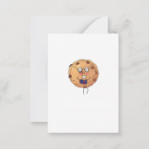 Cookie, süßes Food-Thema Mitteilungskarte