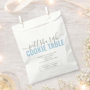 Cookie Table Gedicht Hochzeitspapier Geschenktütchen