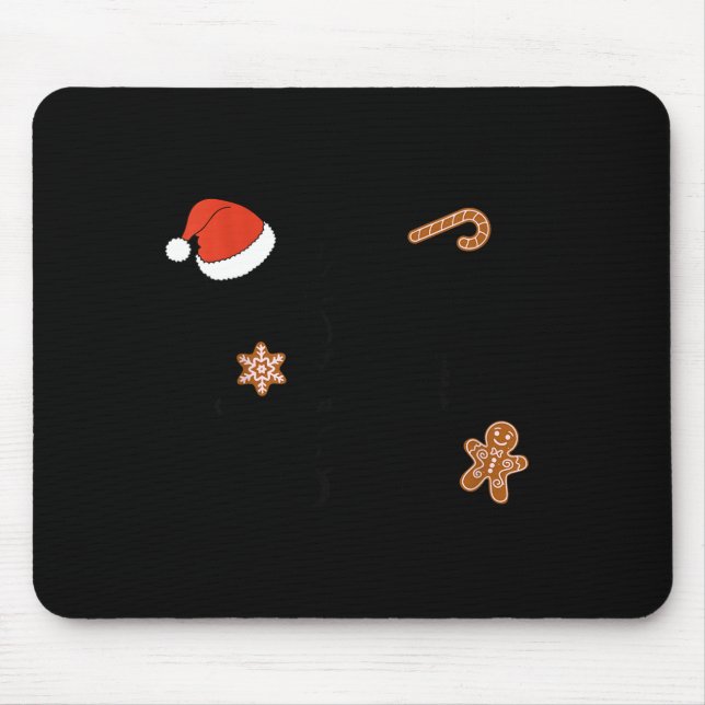 Cookie Tester &amp; Cookie Baker Funny Christmas C Mousepad (Vorne)
