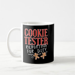 Cookie Tester Reporting Duty Funny Weihnachten Xma Kaffeetasse