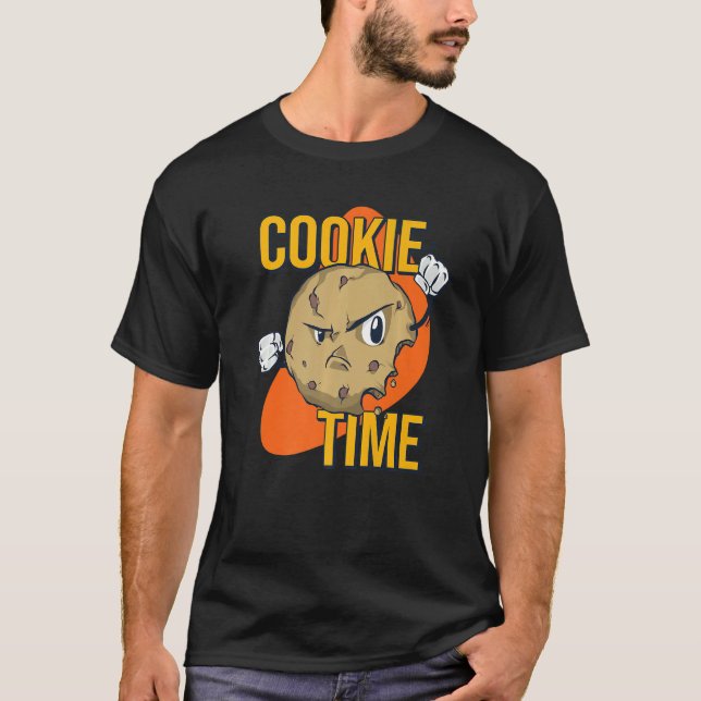 Cookie Time Baked Frische Cookies T-Shirt (Vorderseite)