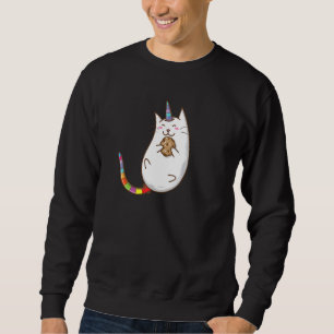 Cookie Unicorn Cat Sweatshirt