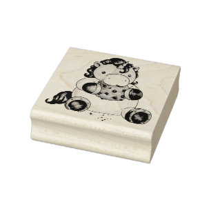 Cookie Unicorn Gummistempel
