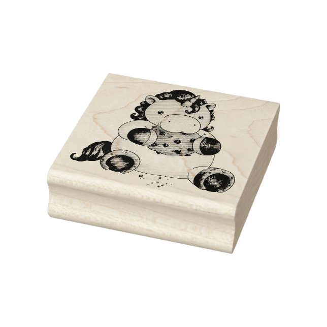 Cookie Unicorn Gummistempel (Stempel)