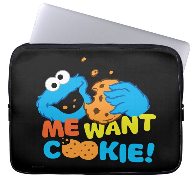 Cookie Will Cookie Laptopschutzhülle (Vorderseite)