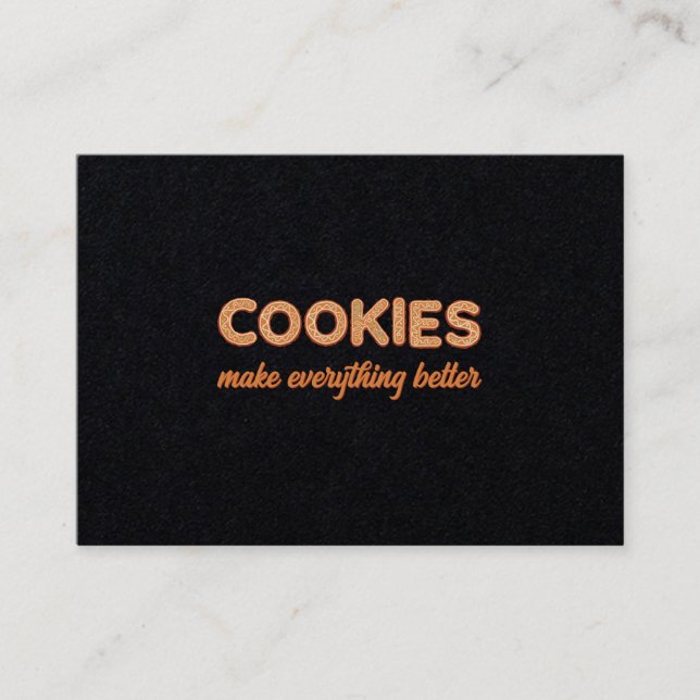 Cookies Alles Bessere Visitenkarte (Vorderseite)