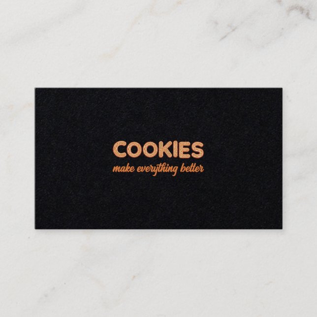 Cookies Alles Bessere Visitenkarte (Vorderseite)