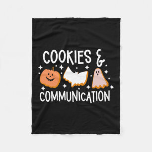 Cookies & amp; Kommunikation Witziges Halloween-De Fleecedecke