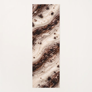 Cookies and Cream Milkshake Marble Texture Design Yogamatte