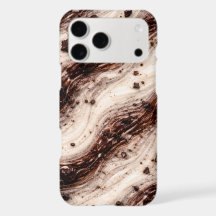 Cookies and Cream Milkshake Marmor-Textur-Design