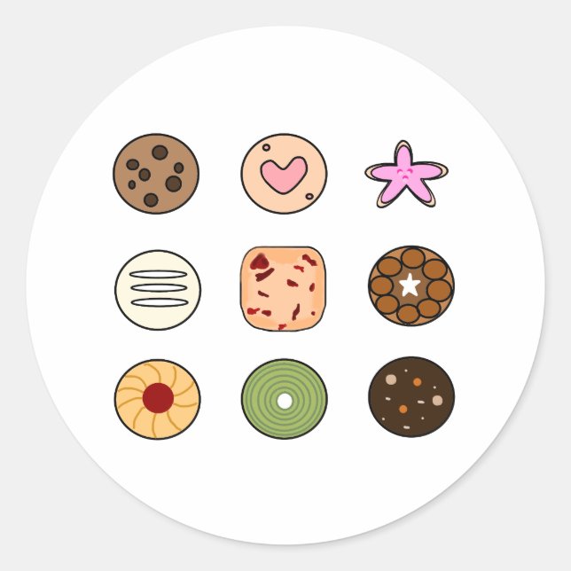 Cookies Aufkleber (Vorderseite)