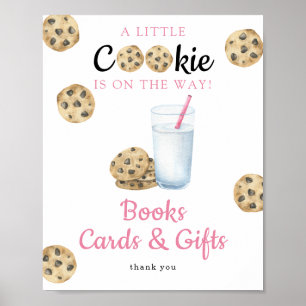 Cookies Baby Shower Bücher Karten und Geschenke Poster