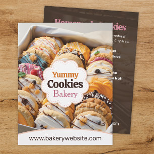 Cookies Bäckerei Flyer