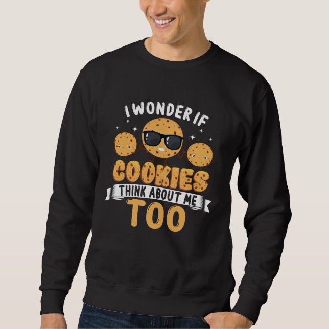 Cookies  Baking Chocolate Cookie for Men Women Kid Sweatshirt (Vorderseite)