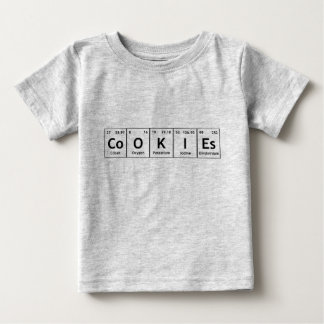 CoOKIEs Chemie Regelmäßige Tabellenelemente Baby T-shirt
