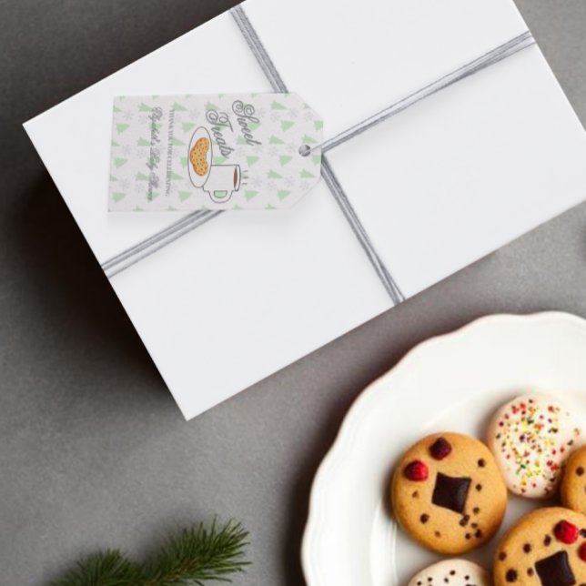 Cookies & Cocoa Baby Shower Geschenkanhänger (Von Creator hochgeladen)