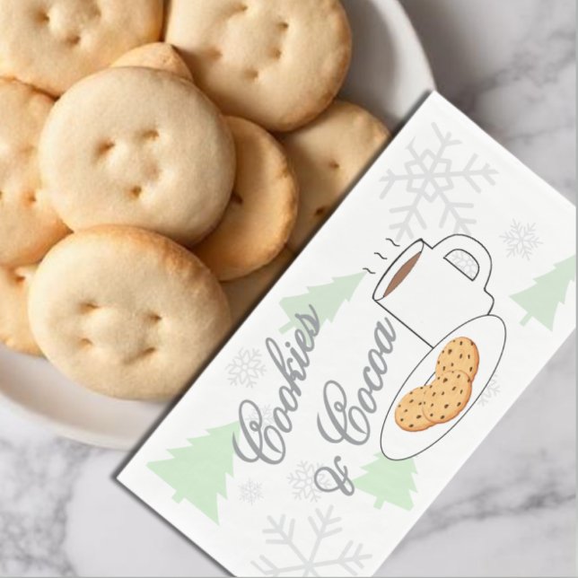 Cookies & Cocoa Baby Shower Serviette (Von Creator hochgeladen)