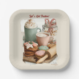 Cookies, Cocoa & Christmas Cheer Pappteller