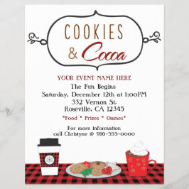 COOKIES & COCOA Feiertag Flyer