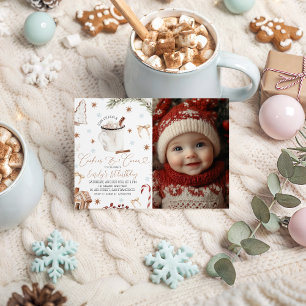 Cookies & Cocoa Foto-Einladung Einladung