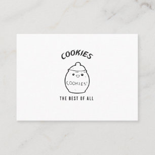 Cookies das Beste von allen Visitenkarte