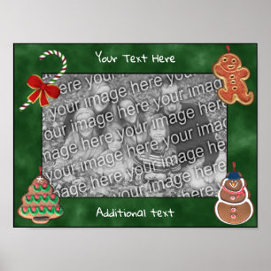 Cookies für Ihren Urlaub Candy Cane Erstellen Sie  Poster