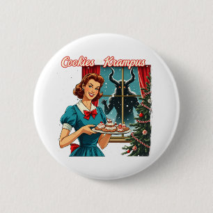 Cookies für Krampus Funny Christmas Xmas Krampus G Button