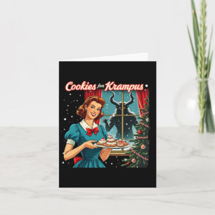 Cookies für Krampus Funny Christmas Xmas Krampus G Karte