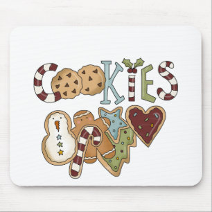 Cookies für Weihnachtsgeschenke und Geschenke Mousepad
