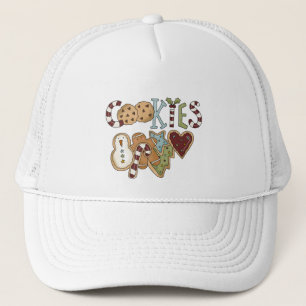 Cookies für Weihnachtsgeschenke und Geschenke Truckerkappe