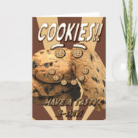 Cookies: Geschmackvolle Geburtskarte