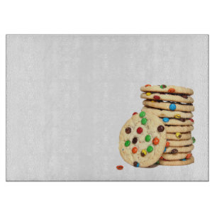 Cookies Glas Cutting Board Schneidebrett