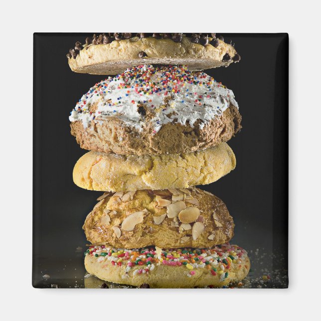 Cookies in einem Stapel Magnet (Vorne)