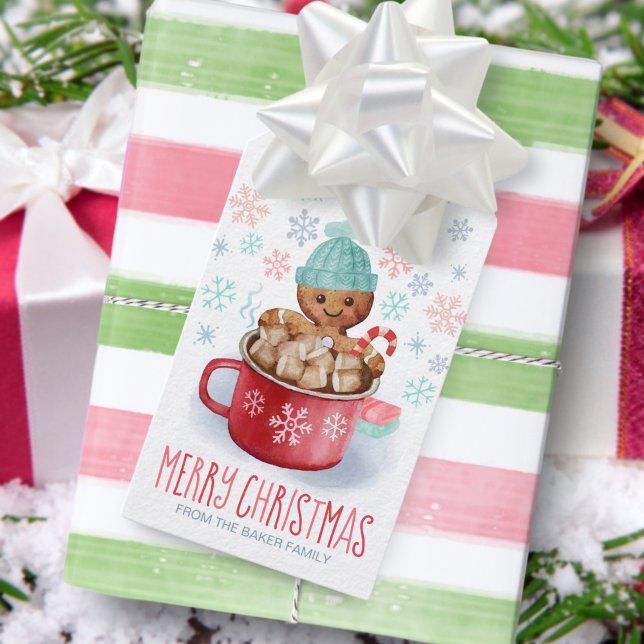 Cookies & Kakao Lebkuchen Frohe Weihnachten Geschenkanhänger (Von Creator hochgeladen)