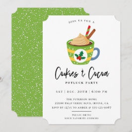 Cookies & Kakaoweihnachtszeit Party Einladung