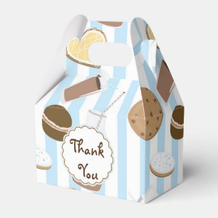 Cookies & Milk Blaue Geburtstagsgeschenkboxen Geschenkschachtel