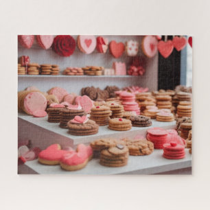Cookies mit Liebe für Ihr Valentin Puzzle