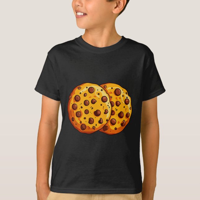 Cookies Shirt Men Women Kids Chocolate Chip Cookie (Vorderseite)