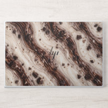 Cookies und Cream Milkshake Marmor-Textur-Design